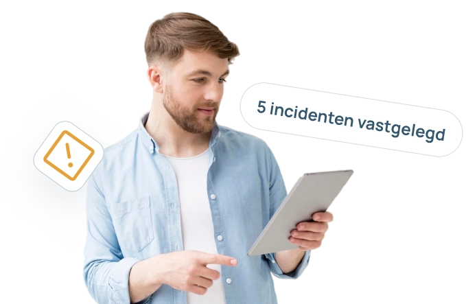 Registreer incidenten en calamiteiten gemakkelijk via het dashboard van Kepp
